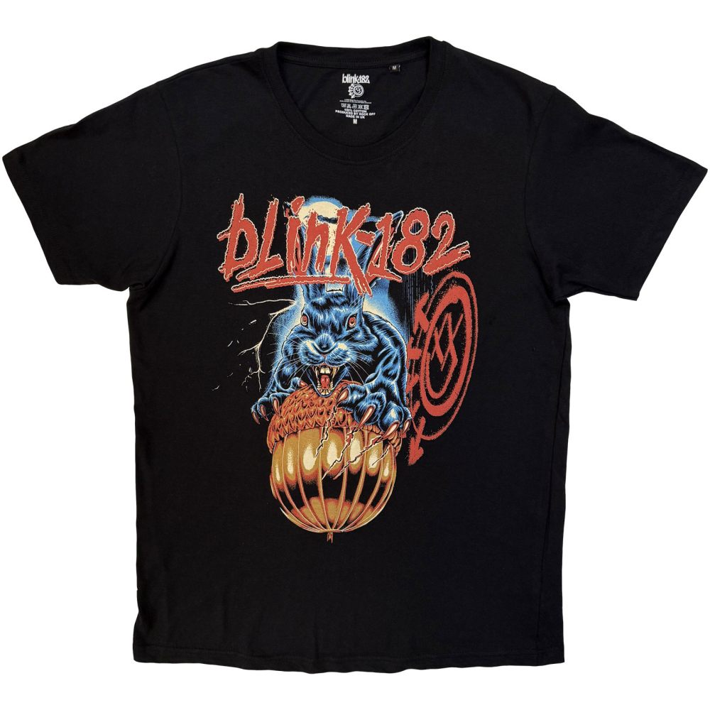 Blink182 - Acorn Rabbit Mens Tshirt - Black